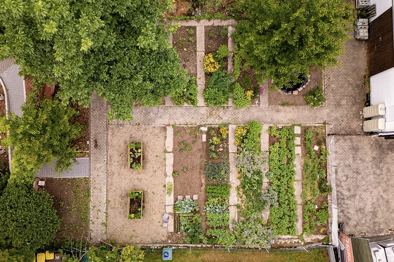 Stadtgarten blick von oben